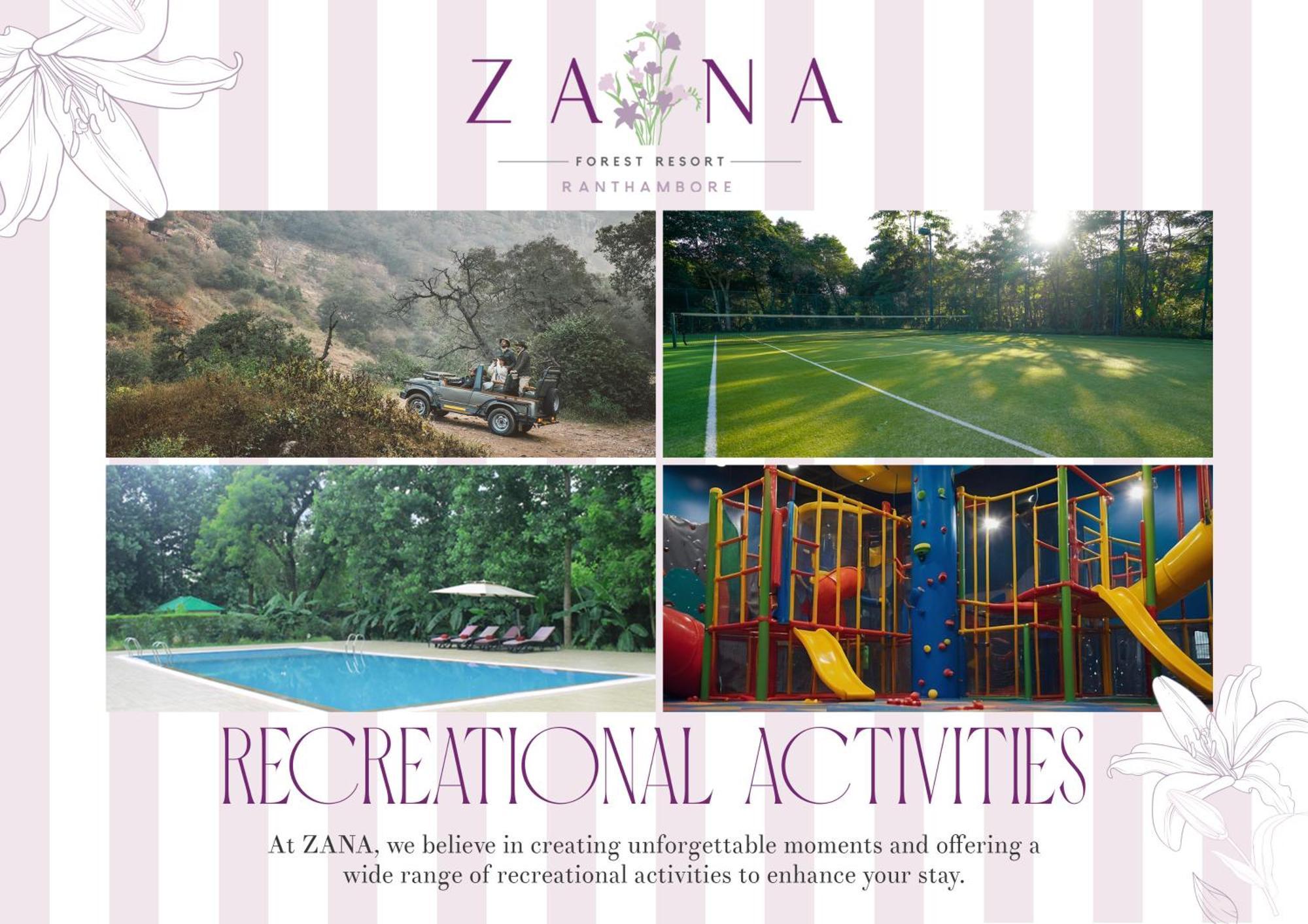 Zana Luxury Forest Resort, Ranthambore Sawai Madhopur Esterno foto